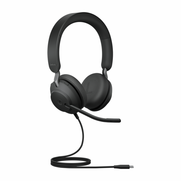 Jabra Evolve2 40 SE/Stereo/USB-C/Drát/MS/Černá