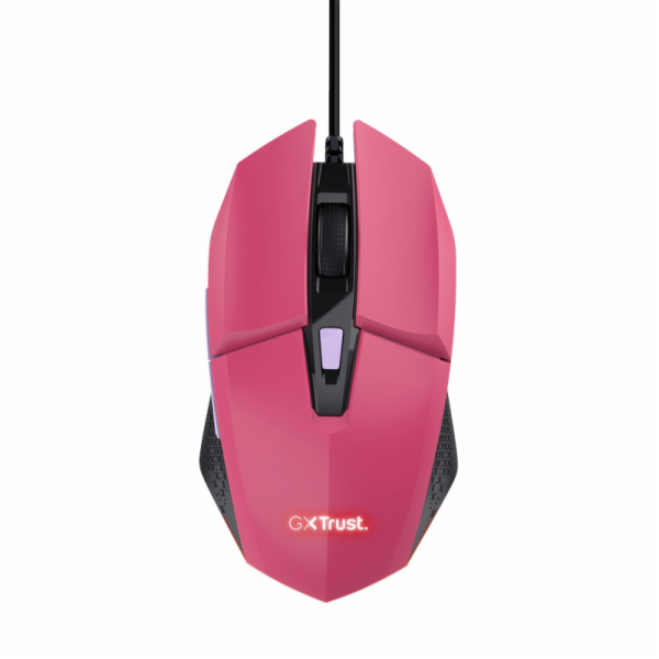 TRUST myš GXT 109P FELOX Gaming Mouse, optická, USB, růžová