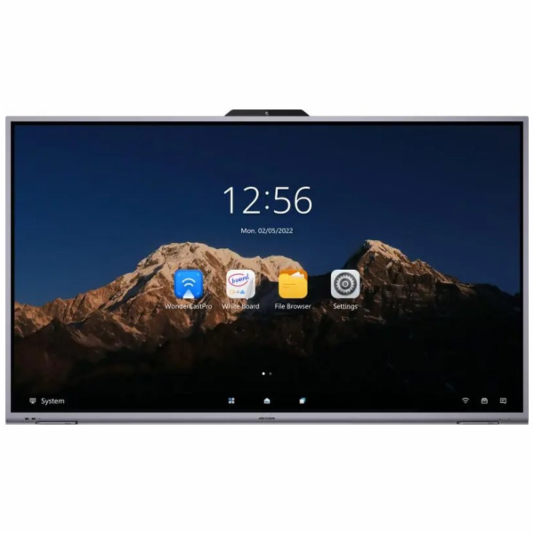 HIKVISION interaktivní dotykový panel 86", 4K UI, 45 points touch, Android 11, 4GB+64GB,Wi-Fi & BT,camera + microphone