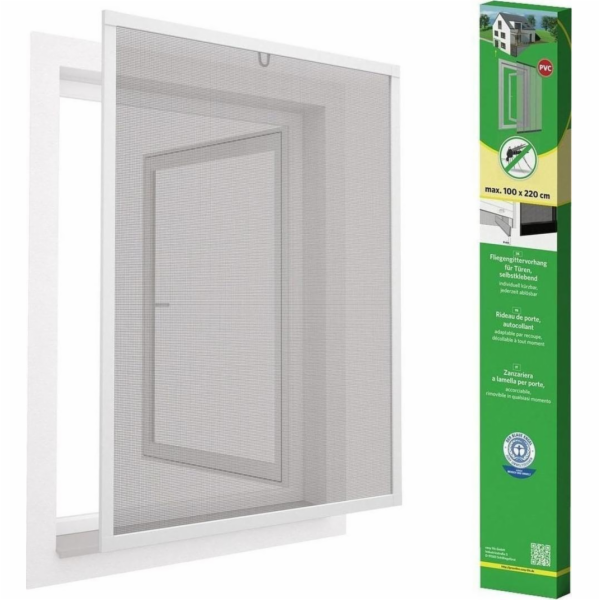 Okenní moskytiéra s hliníkovým rámem 100 x 120 cm bílá
