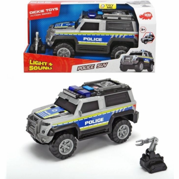 Auto Police SUV stříbrné 30 cm