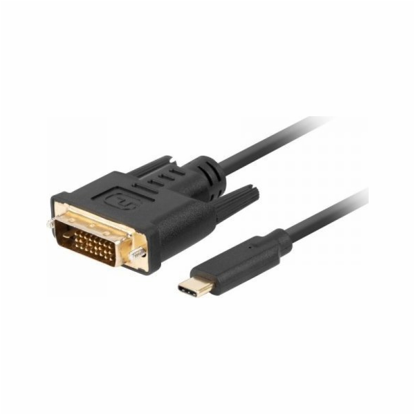 Lanberg CA-CMDV-10CU-0018-BK video cable adapter 1.8 m USB Type-C DVI-D Black