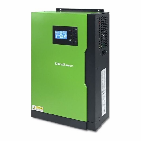 Qoltec Hybridní Off-Grid solární invertor 3,5kW | 100A | 24V | MPPT | Sinus 53886