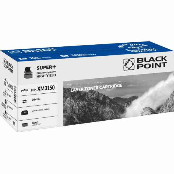 Black Point Black Point (Black Point Toner LBPLXM3150 nahrazuje LexMark 24B6186, 16 000 stránek)