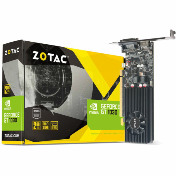 Grafická karta ZOTAC GeForce GT 1030 LP 2GB GDDR5 (ZT-P10300A-10L)