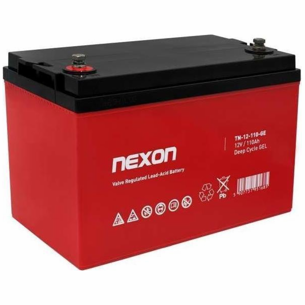 Nexon Nexon TN -Gel 12V 110Ah Long Life (12L) Gelová baterie - hluboký výboj a cyklická práce