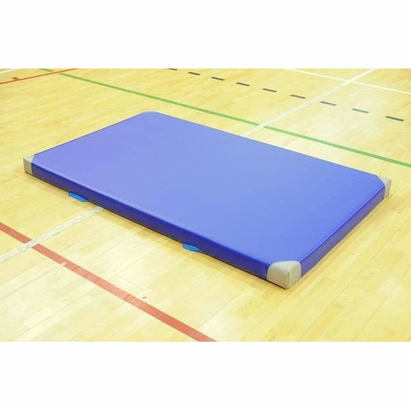Interplastická 1-dílná gymnastická matrace 200 cm x 120 cm x 5 cm modrá