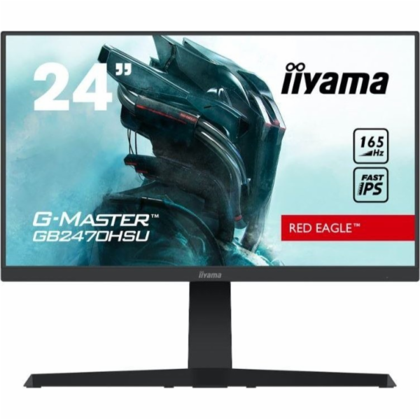 Monitor IIYAMA Monitor 24 palců GB2470HSU-B5 0,8 ms, IPS, DP, HDMI, 165Hz, má (150 mm)