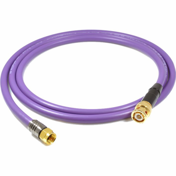 Kabel Melodika Bnc - F 8m Purple Plug