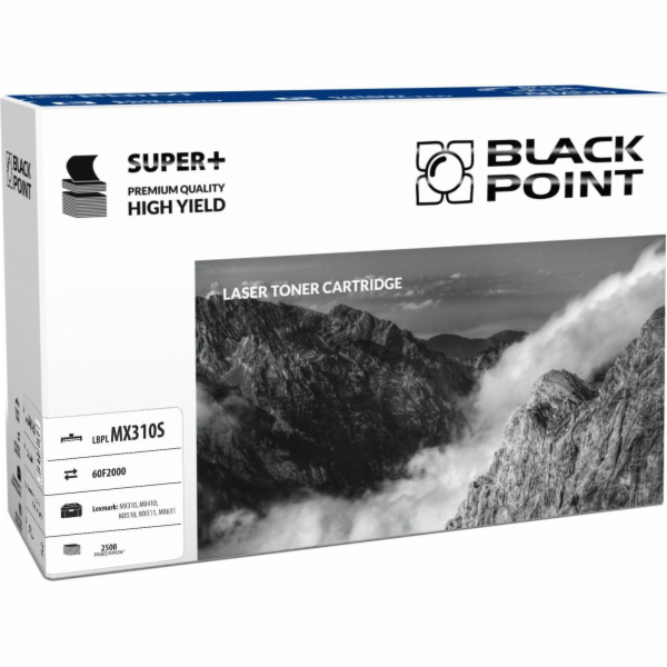 Černý bod Black Point (Black Point Toner LBPLMX310S nahrazuje Lexmark 60F2000, 2500 stránek)