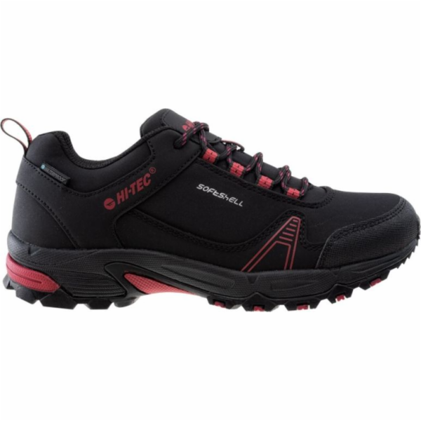 Dámské trekkingské boty Hi-Tec Shoes Outdoor Hapiter Low WP Wo's Black/Persian Red 37