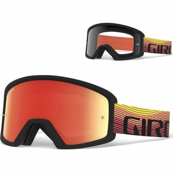Giro Gogo Giro Block Orange Heatwave (barevné skleněné jantar xx xx% s3 + průhledné sklo 99% S0) zapevňováno pod rtěnkou +10 kusů (nové)