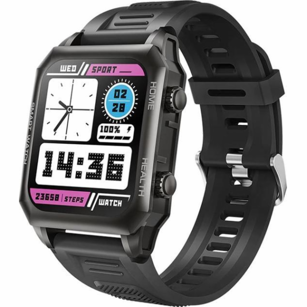 Smartwatch KU3 Max 1,69 palce 280 mAh černá