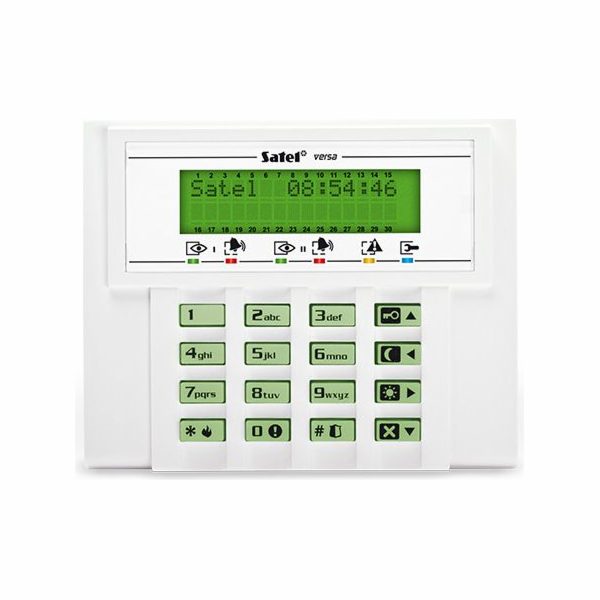 Satel LCD manipulátor pro ovládací prvky Versa (Versa-LCD-GR)