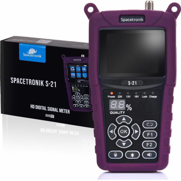 Spacetronik měřič satelitu S-21 DVB-S2/S2X SpaceTronik