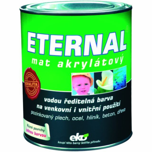 Eternal mat akryl 0,7 kg 04 antracit