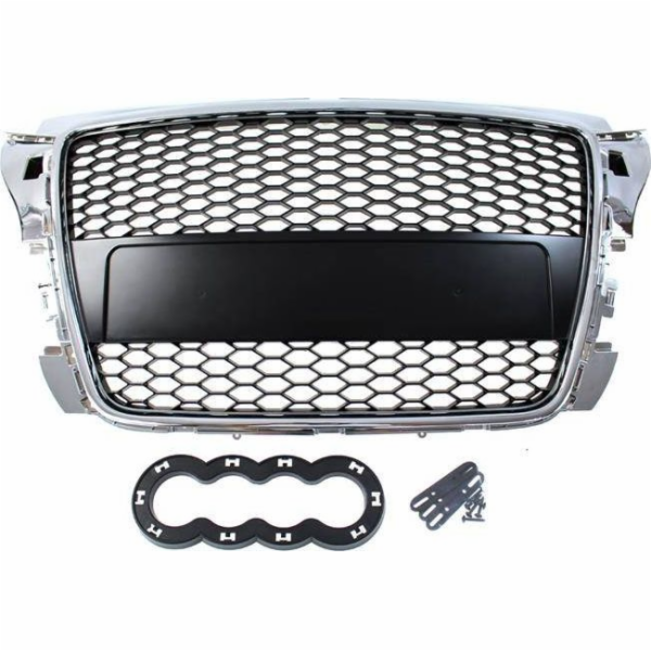 MTuning_F Grill Audi A3 8P RS-Style Chrome-Black (07-12)