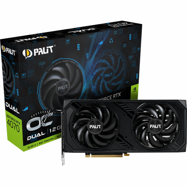 GeForce RTX 4070 DUAL OC 12GB GDDR6X 192BIT 3DP grafická karta