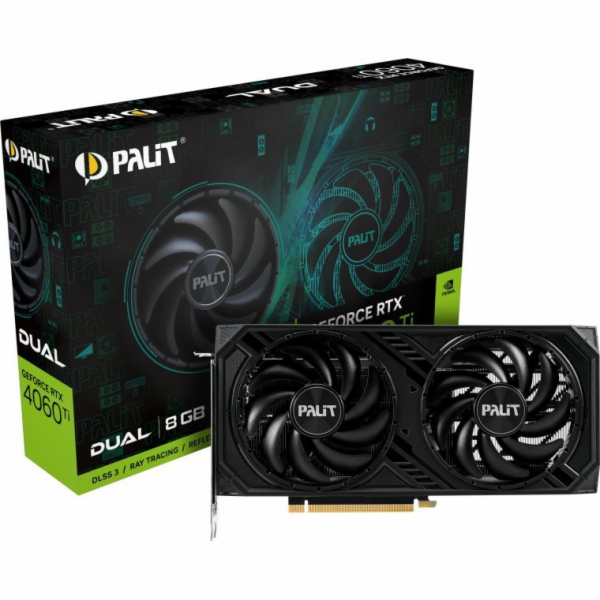 GeForce RTX 4060 Ti DUAL 8GB GDDR6 128BIT 3DP/HDMI Grafická karta