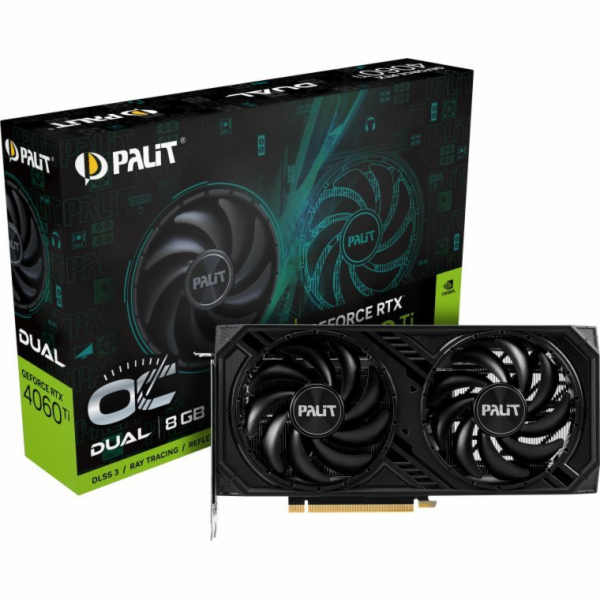 GeForce RTX 4060 Ti DUAL OC 8GB GDDR6 128BIT 3DP Grafická karta