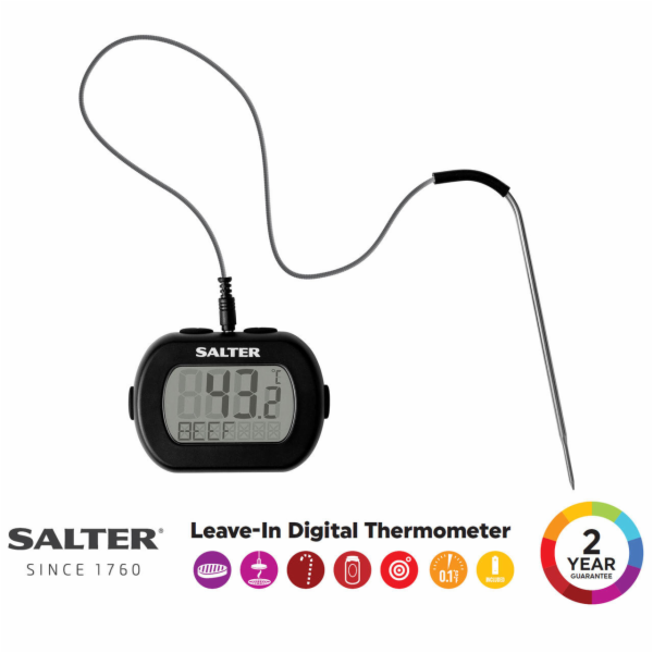 Salter 515 BKCR Leave-In Digital Thermometer