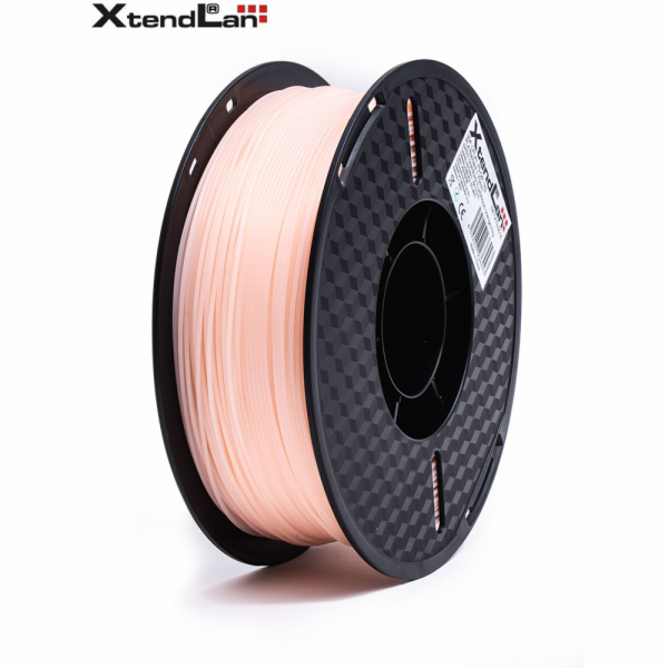 XtendLAN PLA filament 1,75mm svítící oranžový 1kg