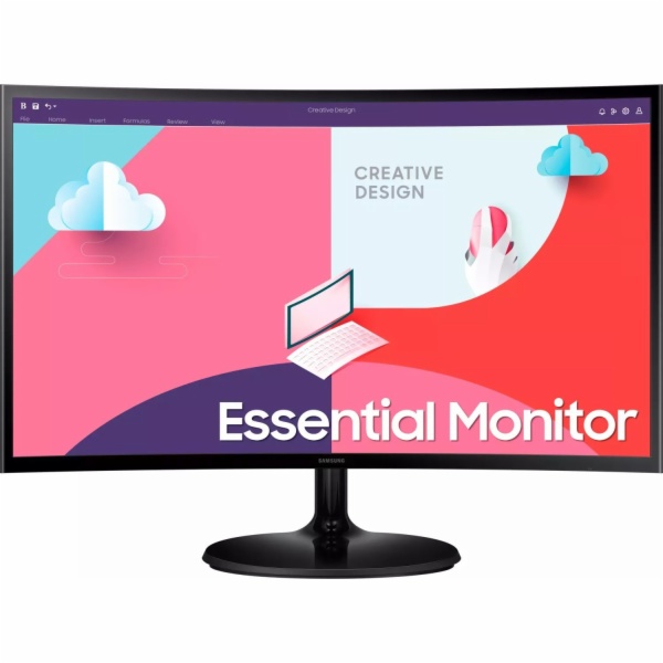 Monitor 27 palců LS27C362EAUXEN VA 1920X1080 FHD 16: 9 1XD-SUB 1XHDMI 4MS (GTG) zakřivený 2 roky D2D