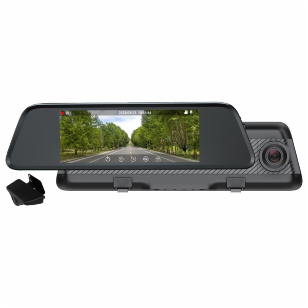 CEL-TEC palubní kamera do auta v zrcátku M7 Dual GPS/2K/zadní 1080p/4,39" IPS LCD/g-senzor/podpora GPS