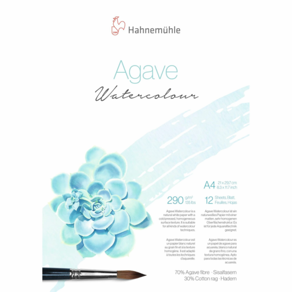 Hahnemühle Agave Watercolour A 4 12 Sheets 290 g