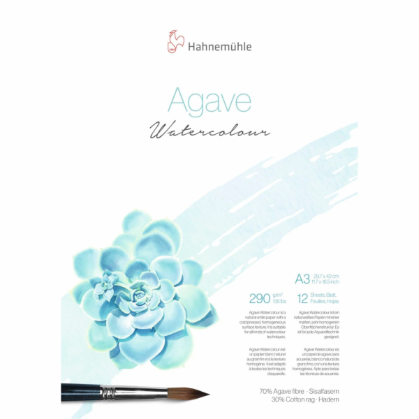 Hahnemühle Agave Watercolour A 3 12 Sheets 290 g