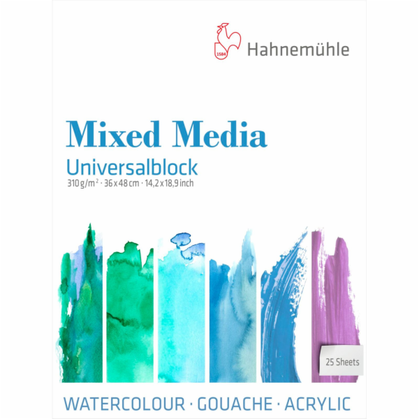 Hahnemühle Mixed Media Universal Pad 25 sheets 34x48 cm 310 g