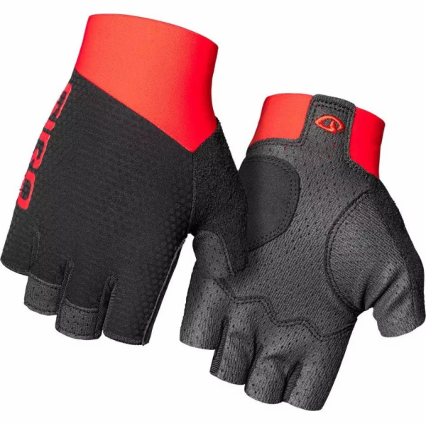Giro Pánské rukavice GIRO ZERO CS krátké prstové lemování červené vel. XL (obvod ruky 248-267 mm / délka ruky 200-210 mm) (NOVINKA)