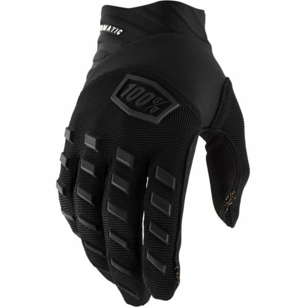 100% rukavice 100% Aircmatic Glove Black Garcoal XL (délka ruky 200-209 mm) (nové)