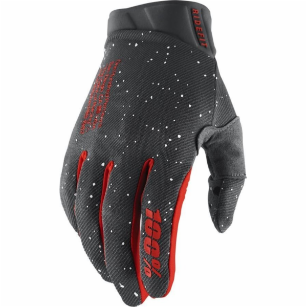 100% rukavice 100% RideFit Glove Mars Velikost XL (délka ruky 200-209 mm) (DWZ)