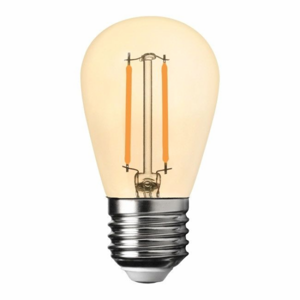 žárovka LED, Eko-Light ST45 E27, 70 lm, 2700 K, tisková struna žlutá