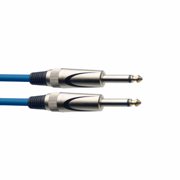 Stagg SGC3DL CBL, kabel JACK/JACK, 3 m, modrý
