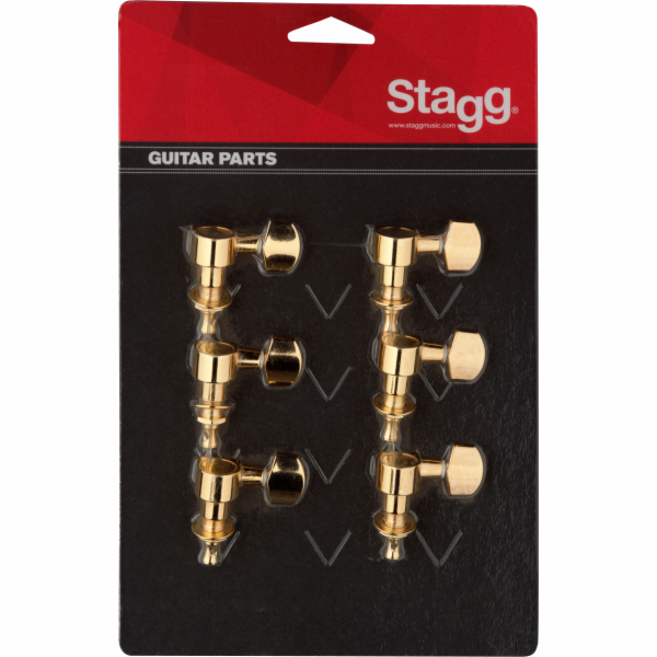 Stagg KG673GD, ladící mechanika pro kytaru, zlatá.