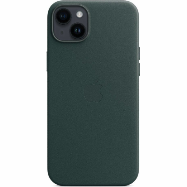 Kožené pouzdro Apple iPhone 14 Plus, lesní zelená