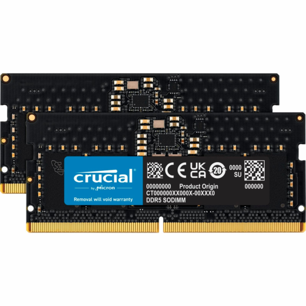 Crucial DDR5-5200 Kit 16GB 2x8GB SODIMM CL42 (16Gbit)