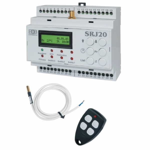 Elektrobock SRJ10 pro systémy na DIN lištu ELEKTROBOCK Solární řídící jednotka SRJ20