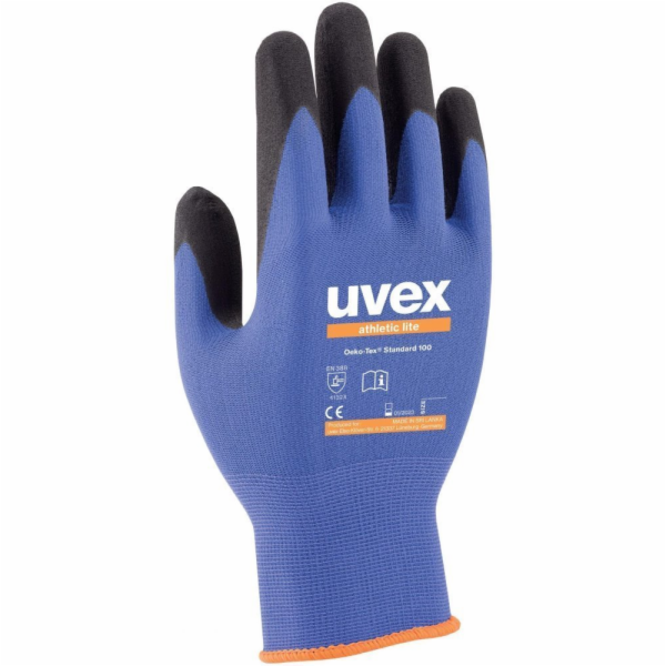 UVEX Rukavice Athletic lite vel. 9 /přesné práce /suché a mírne vlhké prostředí /vysoká citlivost /mikropěna