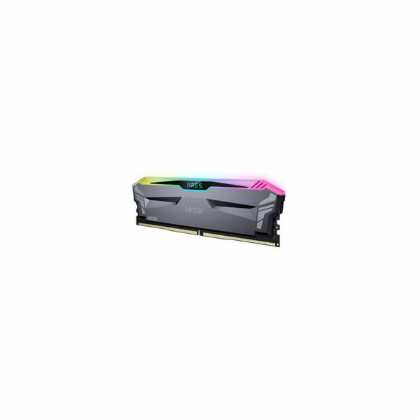 Lexar ARES DDR5 32GB 6000MHz CL30 (2x16GB) LD5BU016G-R6000GDLA Lexar ARES DDR5 32GB (kit 2x16GB) UDIMM 6000MHz CL30 XMP 3.0 & EXPO - RGB, Heatsink, černá