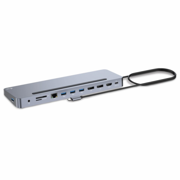 i-Tec C31FLAT2PDPRO i-tec USB-C Metal Ergonomic 4K 3x Display Docking Station, PD 100W
