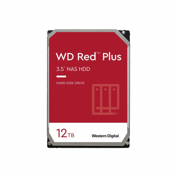 WD Red Plus NAS Hard Drive WD120EFBX - Festplatte - 12 TB - intern - 3.5&quot; (8.9 cm)