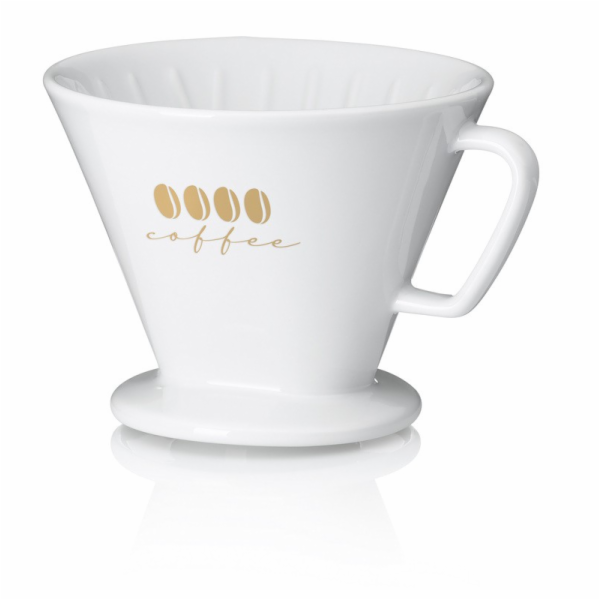 KELA Kávový filtr porcelánový Excelsa L bílá KL-12492