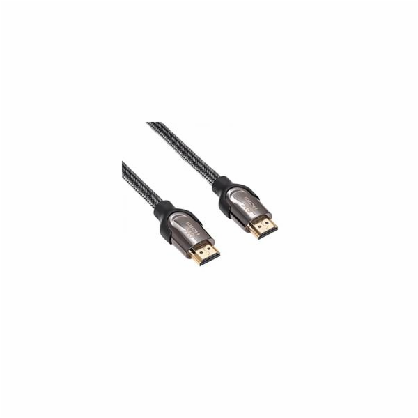 Akyga Kabel HDMI 2.1 (M) stíněný měď, 4K/8K 48Gbps, černý 3 m