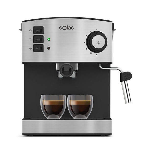 Kávovar Solac, CE4483, Taste Classic M80 Inox, 20 barů, 1,6 L, 850 W