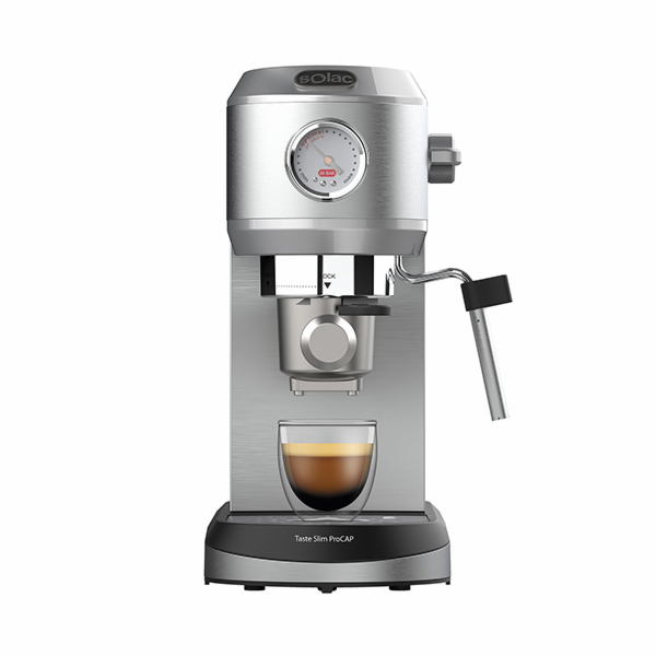 Kávovar Solac, CE4523, Taste Slim Pro, 20 barů, objem 1 L, systém Double Cream