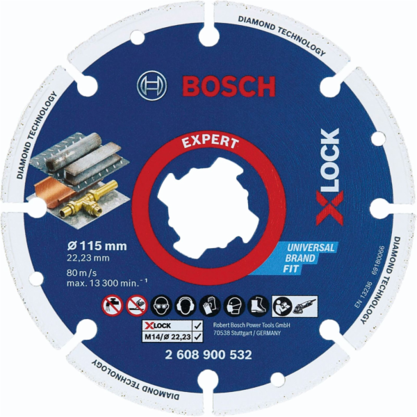 Bosch EXPERT X-LOCK Diamant rezný kotouc 115x22.23mm