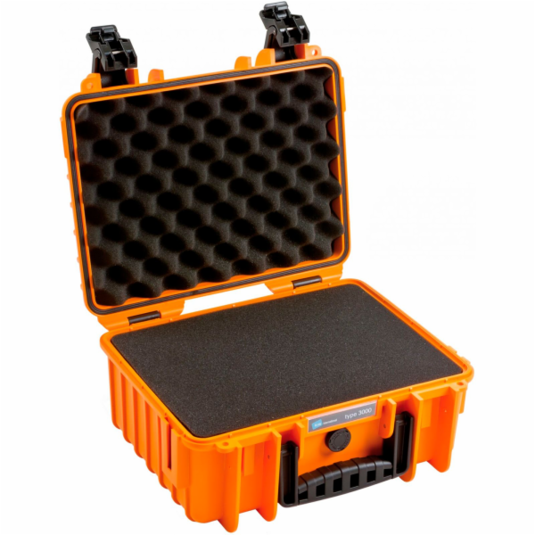 B&W outdoor kufr 3000 s predrezanou výstelkou(SI)oran.